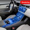 Auto styling Car inner transparent Central control Cover For Range Rover Velar