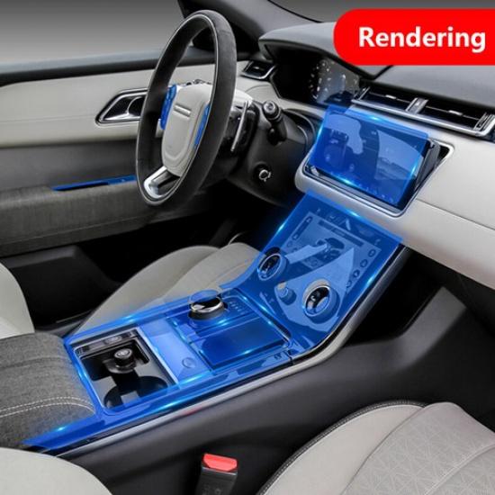 Auto styling Car inner transparent Central control Cover For Range Rover Velar