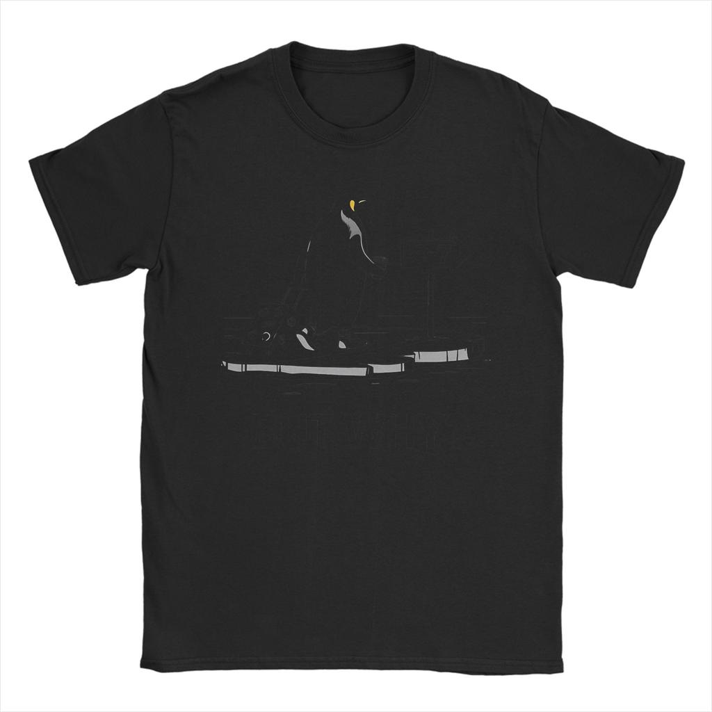 Penguin But Why Funny Six Seven Meme TShirts for Unisex Novelty 100 Cotton Tees Round Collar Short Sleeve T Shirts Gift Idea