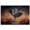 Canvas Print, Oriental Nature Crane