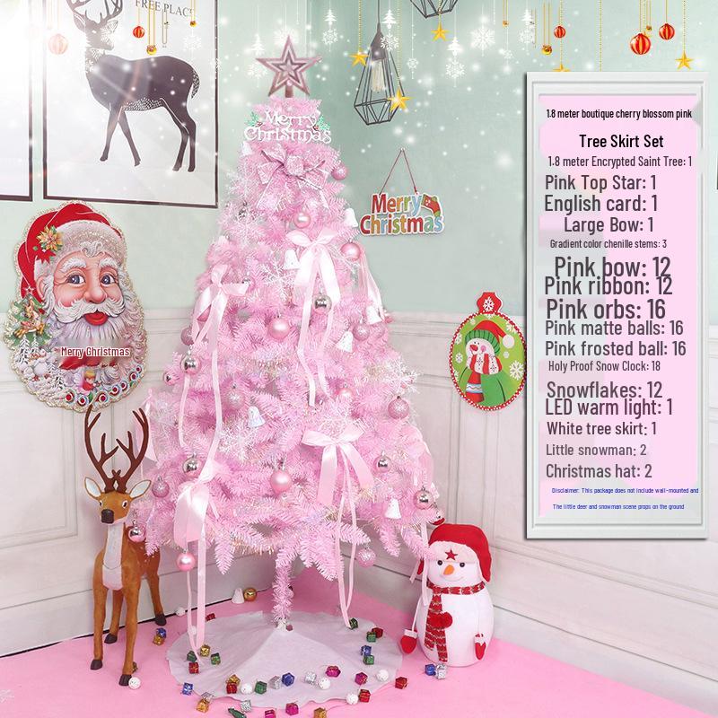 Christmas Tree Set with Window Decorations (60cm, 1.2m, 1.5m, 1.8m, 2.1m)