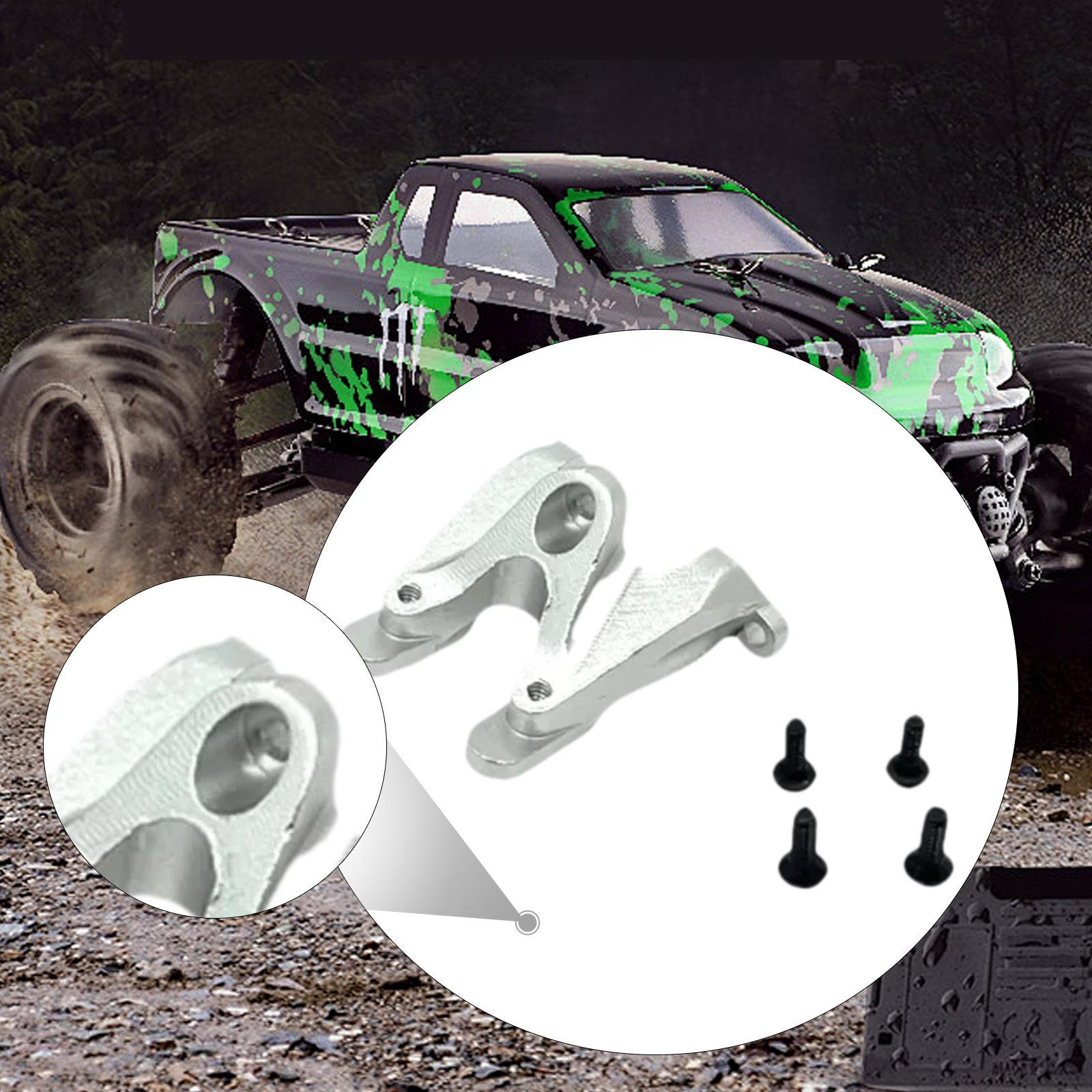 

Rear Wing Fixing Accessories RC Car Metal Upgrade Replace Parts for Micro B 1/24 срібний