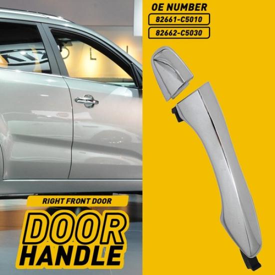 Exterior Rear Front Door Handle Set For 2016- Kia Sorento Left & Right 1/2/4