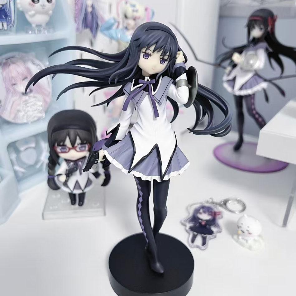 Puella Magi Madoka Magica Homura Akemi Φιγούρα Anime από PVC Διακοσμητικά για Επιφάνεια Εργασίας Μοντέλο Βαθμού Συλλέκτη Loli