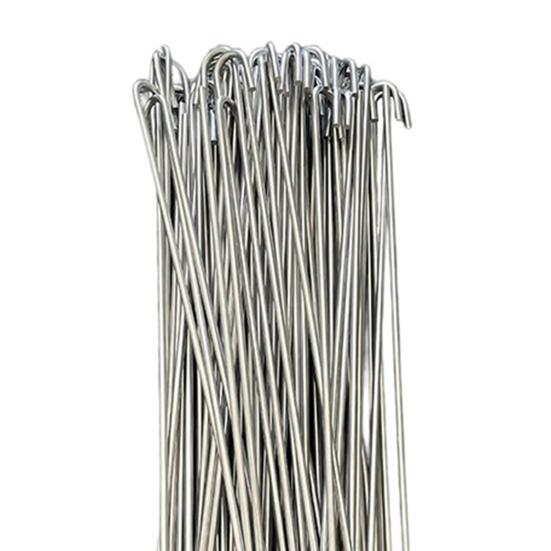 100Pcs Chain Link Fence Wire Ties Stainless Steel Heavy Duty