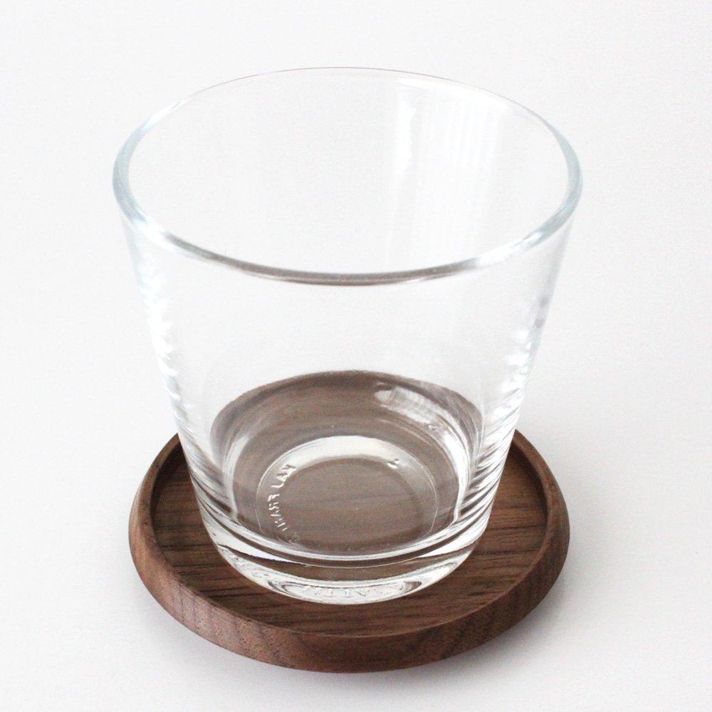 MUSEO Coasters, 88mm, Set of 5, with Box (Walnut)