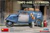 Miniart Scale Tempo A400 Reeferwagen Milk Delivery Van Plastic Model Kit MA38057 1/35
