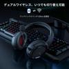 BINNUNE PS5 Wireless Gaming Headset with Noise Mute USB Wireless and 150 Hours of Continuous Compatible with FPS and Switch BW02 Cancelling, Function,