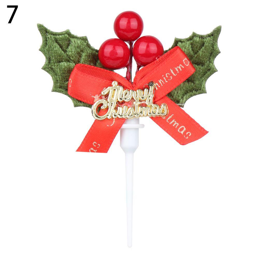 Party Supplies Xmas Tree Decor Christmas Cake Decoration New Year Xmas Cake Decor Christmas DIY