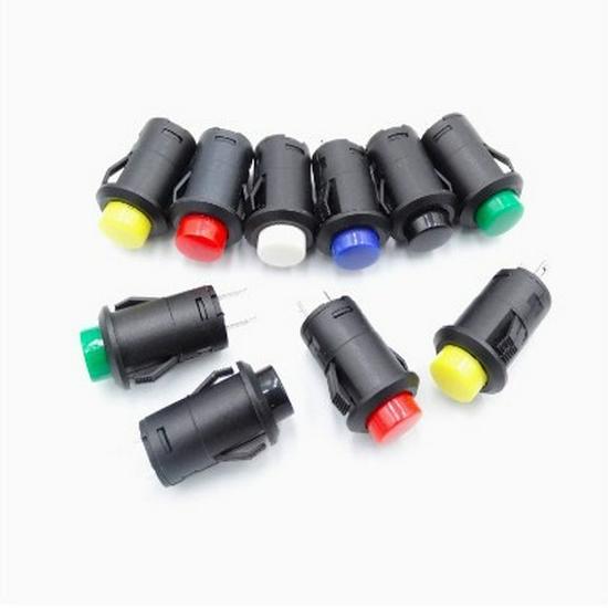 DS-427/428 Round Push Button Switch 12mm Momentary Non-Locking/Self-Resetting