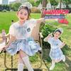 2025 Girls' Cinnamoroll Academy-Style Summer JK Shirt & Pleated Skirt Set