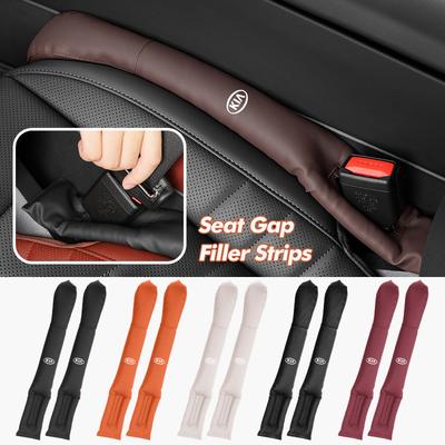 For Car Logo General Seat Gap Filler Leak-proof Filling Strip Auto Decorative Accessories Cerato Proceed Venga Stonic