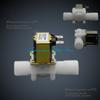 hot sale Solenoid valve 1/2" to 1/2"  Plastic valve,water valve ,Right Angle type 12V DC Water dispenser,washing machine