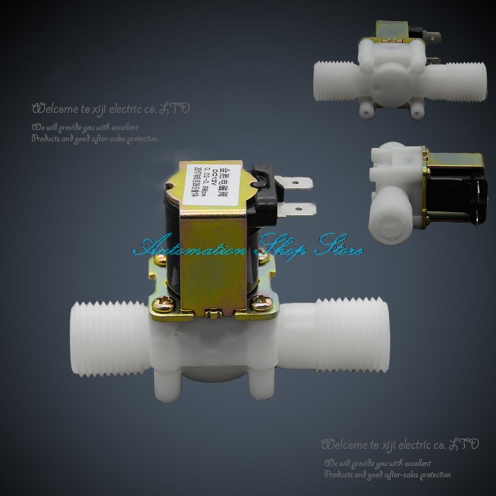 hot sale Solenoid valve 1/2" to 1/2" Plastic valve,water valve ,Right Angle type 12V DC Water dispenser,washing machine
