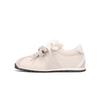 Women's low-top round head flat-soled ballet shoes, pair of shoelaces, breathable soft-soled versatile sports shoes, women's shoes