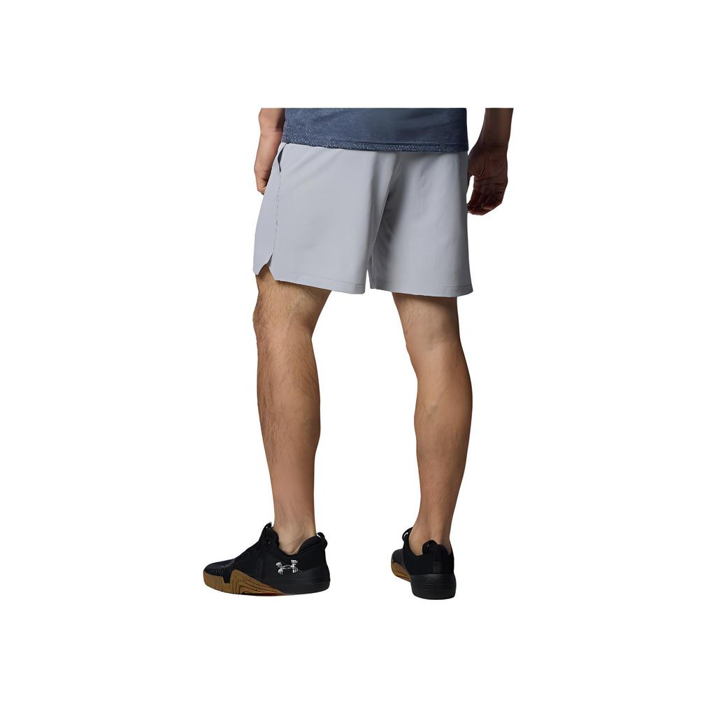 Under Armour Solid Color Lace-Up Logo Casual Shorts Men Shorts Gray 1384809-011