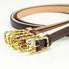New Women's Korean Style PU Alloy Pin Buckle Belt - Casual & Versatile for Pants, Waist, Coat, Suit, Trousers.