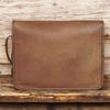 Leather Messenger Laptop Bag, Vintage Briefcase, Crossbody Office Bag, Rustic Gift for Men, Valentine's Day Gift