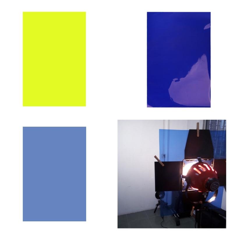 Professionele 40x50cm 15.75x19.69in Kleurfilter van Papiergel voor Podiumverlichting Redhead Lichtfilterpapier Kleurrijk