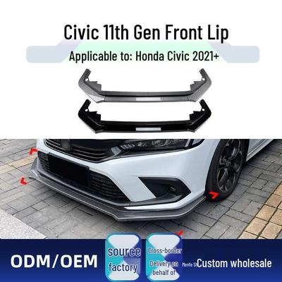 Honda Dai Civic Front Lip & Corner Bumper Body Kit Spoiler Modification