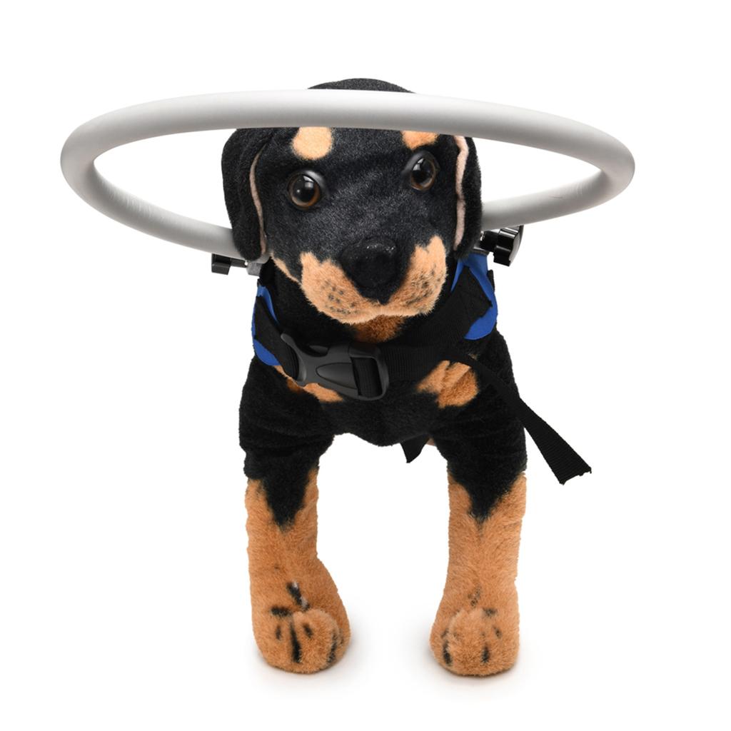 Anillo Anticolisión para Mascotas Collar Halo para Perro Ciego, Dispositivo Guía Arnés Chaleco para Mascotas