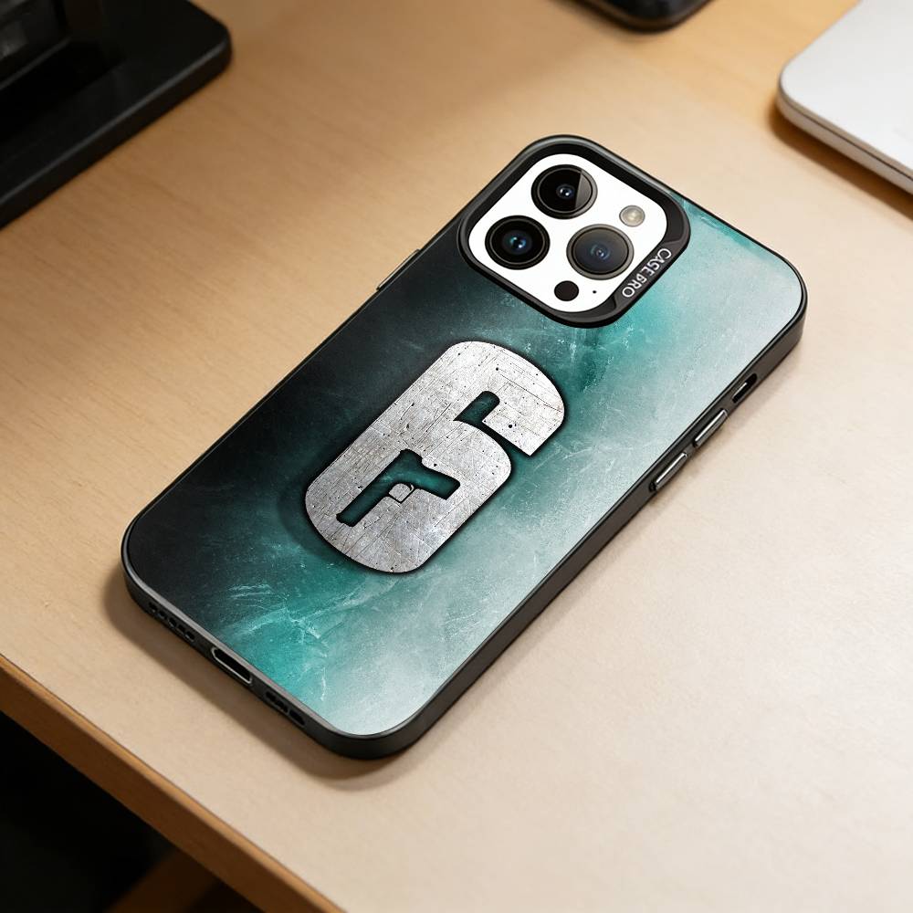 

R6 Black Ice Rainbow Phone Case For iPhone 17,16,15,14,13,12,11 Plus,Pro Max,XS,Colorful Silver Black Cover iPhone16e