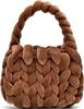 Xiaohongshu Velvet DIY Handmade Woven Crystal Yarn Handheld Messenger Bag