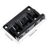 4 String Electric Bass Guitar Fixed Bridge 79.5x51.5MM Guitar Bridge Assembly Metal Texture Perfect for Electric Guitar