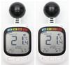 Hiro Corporation Black Globe Heat Index Meter Stroke WBGT Value Digital Heat Stroke Index Temperature and Humidity Measurer with Warning Indoor and
