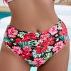 1011 New European and American Printed Fashion Hot Spring Swimsuit Women's Sexy Triangular Bikini Beach Trunks
