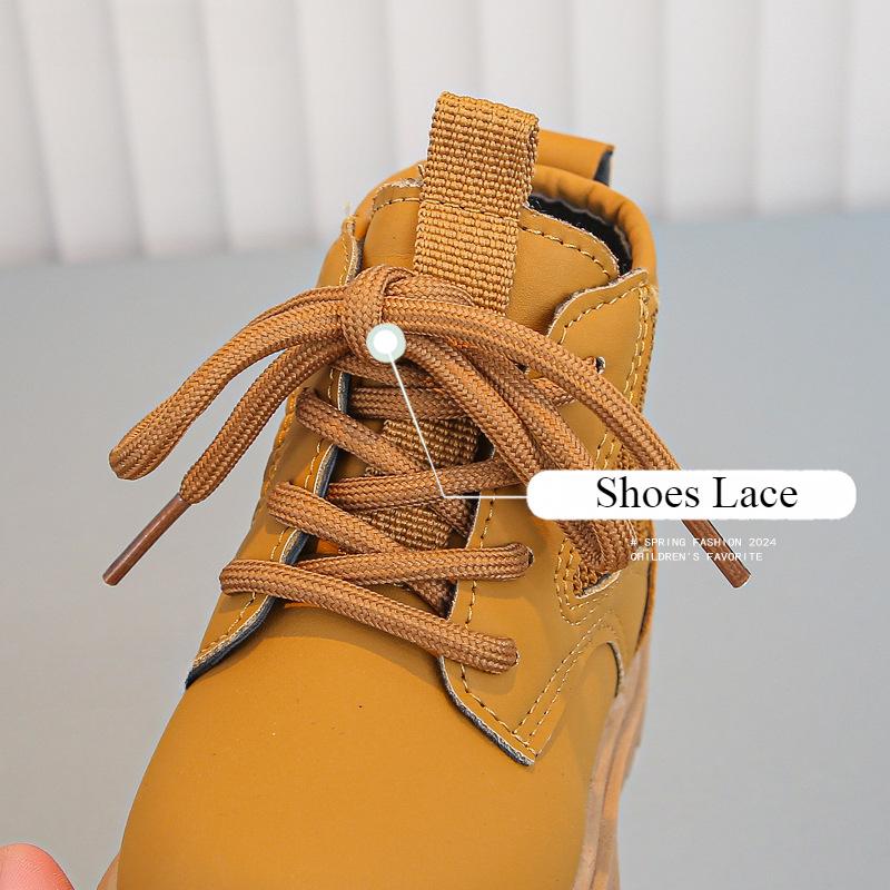 Kinder Kurzstiefel Herbst Jungen Mädchen Schöner Schuh Lässig All-Match Bequem Seitenreißverschluss Rutschfest Knöchelhoch H07275