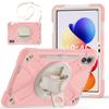 Rugged Case for Xiaomi Redmi Pad 2 Pro 2025 12.1" 25099RP13G 2509BRP2DG 360 Rotating Stand Heavy Duty Cover with Shoulder Strap