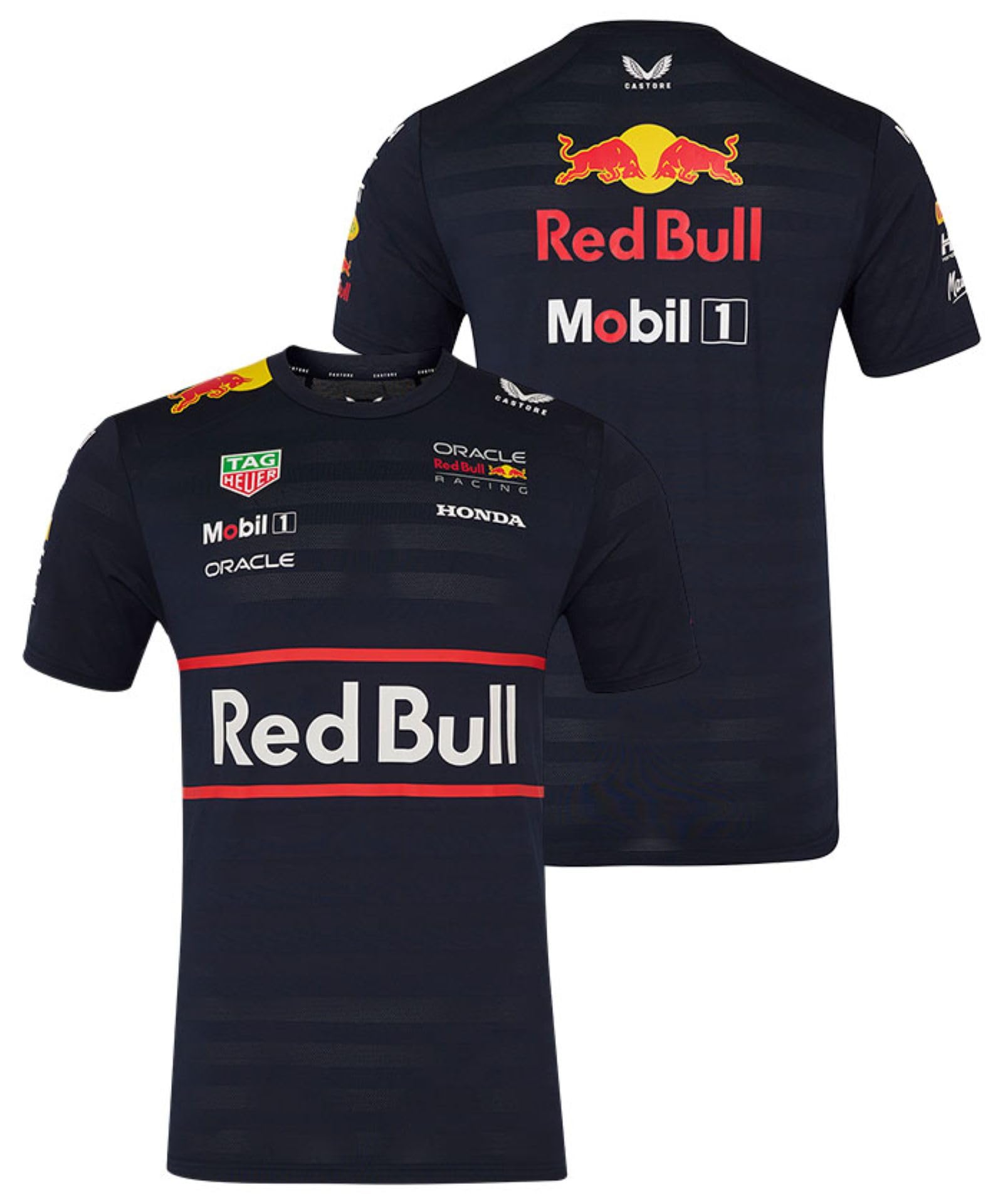 

Футболка команды ORACLE Red Bull Racing 2025 [PUM S] / TM9866-020 (JP, Алфавит, M, Стандартный, Темно-синий)