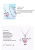Trendy 925 Sterling Silver Heart Pendant Necklace for Women – Perfect Valentine's, Birthday, or Wife Gift