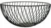 Metal Organizer Black Wire Basket For Fruit, Decorative Spices