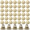 100pcs Ball Ornament Caps Replacement Plastic Xmas Hangers Diy Decorations For Christmas Tree Party Supplies Holiday Decor