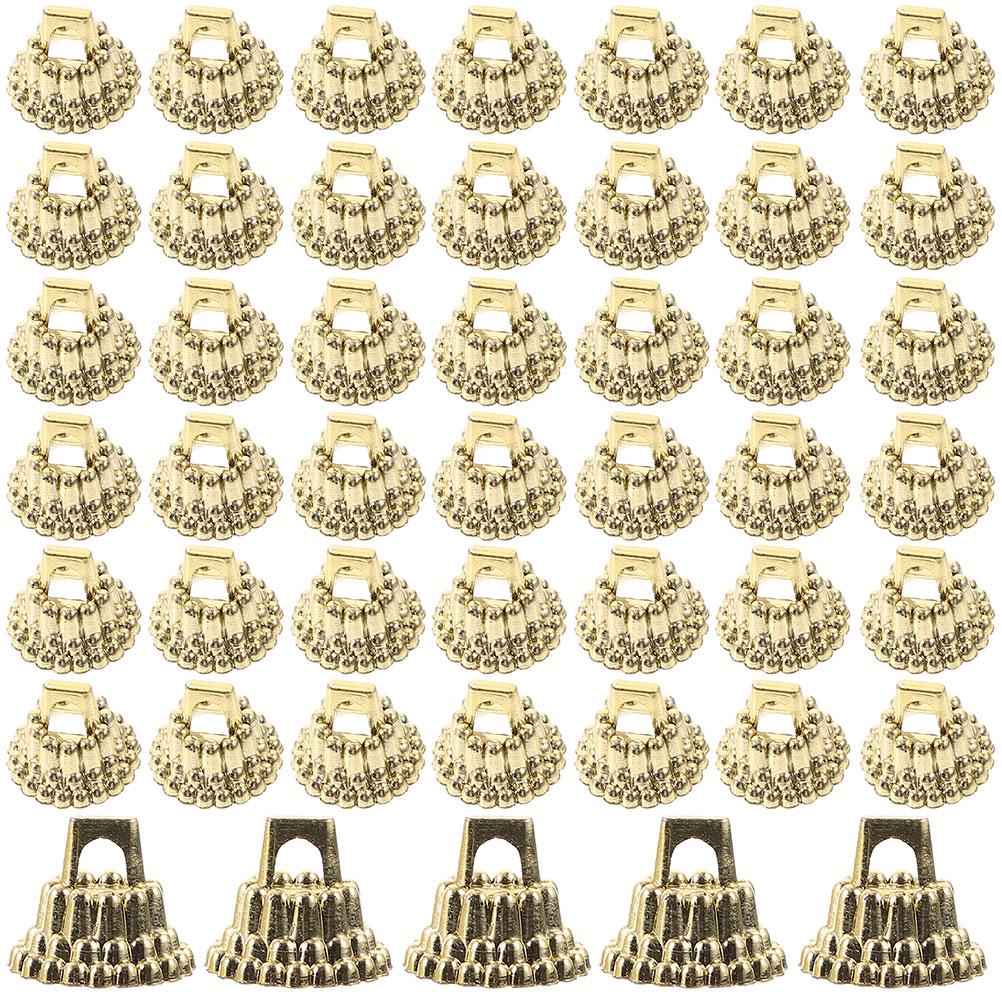 100pcs Ball Ornament Caps Replacement Plastic Xmas Hangers Diy Decorations For Christmas Tree Party Supplies Holiday Decor