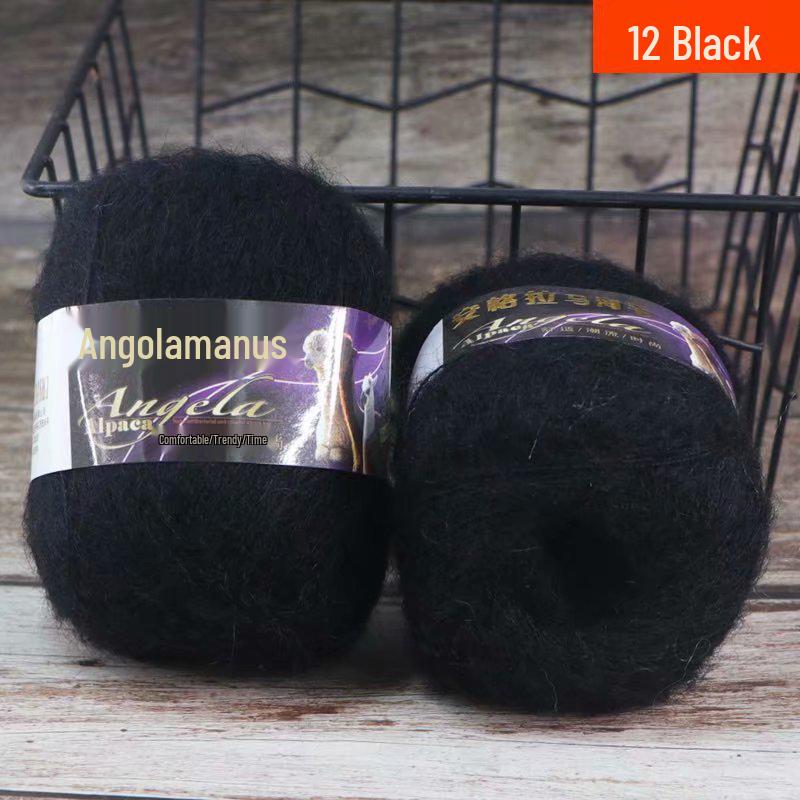 Angola Fine Mohair Yarn for Hand Knitting - Medium Fine Wool Yarn