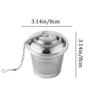 1-3pcs Tea Spice Strainer Seasoning Ball Mesh Herbal Ball Stainlesss Steel Teakettle Locking Tea Filter Reusable Diameter 4.5cm