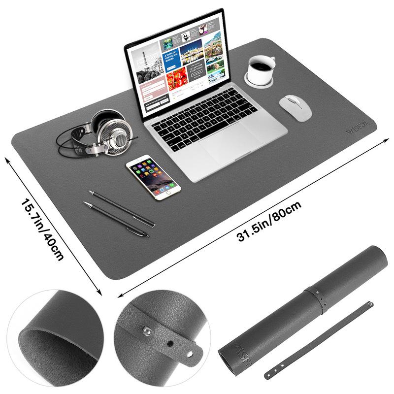Große Größe Büro Schreibtisch Schutz Matte PU Leder Wasserdichte Maus Pad Desktop Tastatur Schreibtisch Pad Gaming Mousepad PC Zubehör