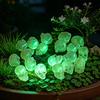 Window Display Gothic Decor 20Pcs Creative Miniature Skull Figurines, Cool Statues for Garden Bonsai Small Resin Crafts Decoration, Micro Landscapes