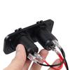Motorcycle Car Charger Lighter Double Female Socket Kits with 1m Cable