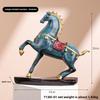 Elegant Horse Resin Figurine For Modern Home Decor And Office Decoration Display