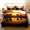 3D The Elephant Bedding Sets Duvet Cover Set With Pillowcase Twin Full Queen King Bedclothes Bed Linen