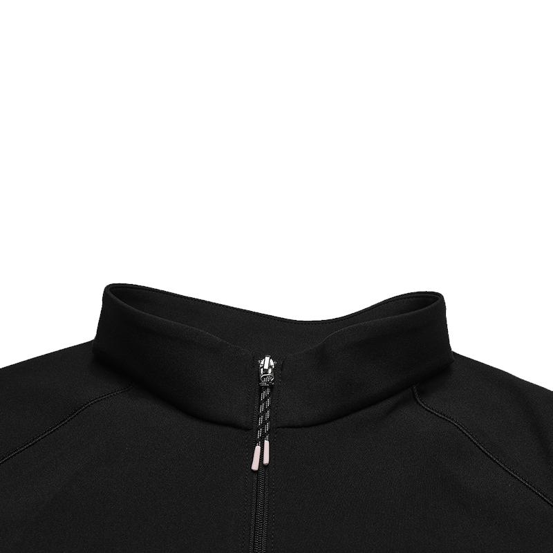 FILA Fitness Casual Sports Simple Breathable Stain Resistant Elastic Knit Long Sleeve T-Shirt Women Tops A11W541206FBK