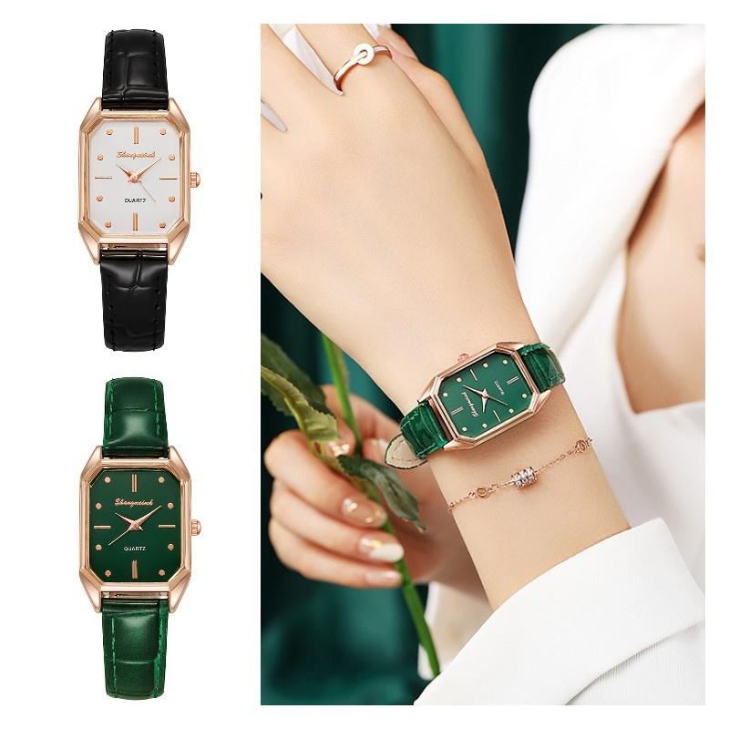 Elegant Small Green Watch For Women Perfect For Casual Style