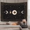 Shiny Flower Moon Phase Moon Wall Nordic Fabric Constellation Large Wall Stylish Room or Window Living Unique Gift Tapestry, Hanging, Poster, Decor,