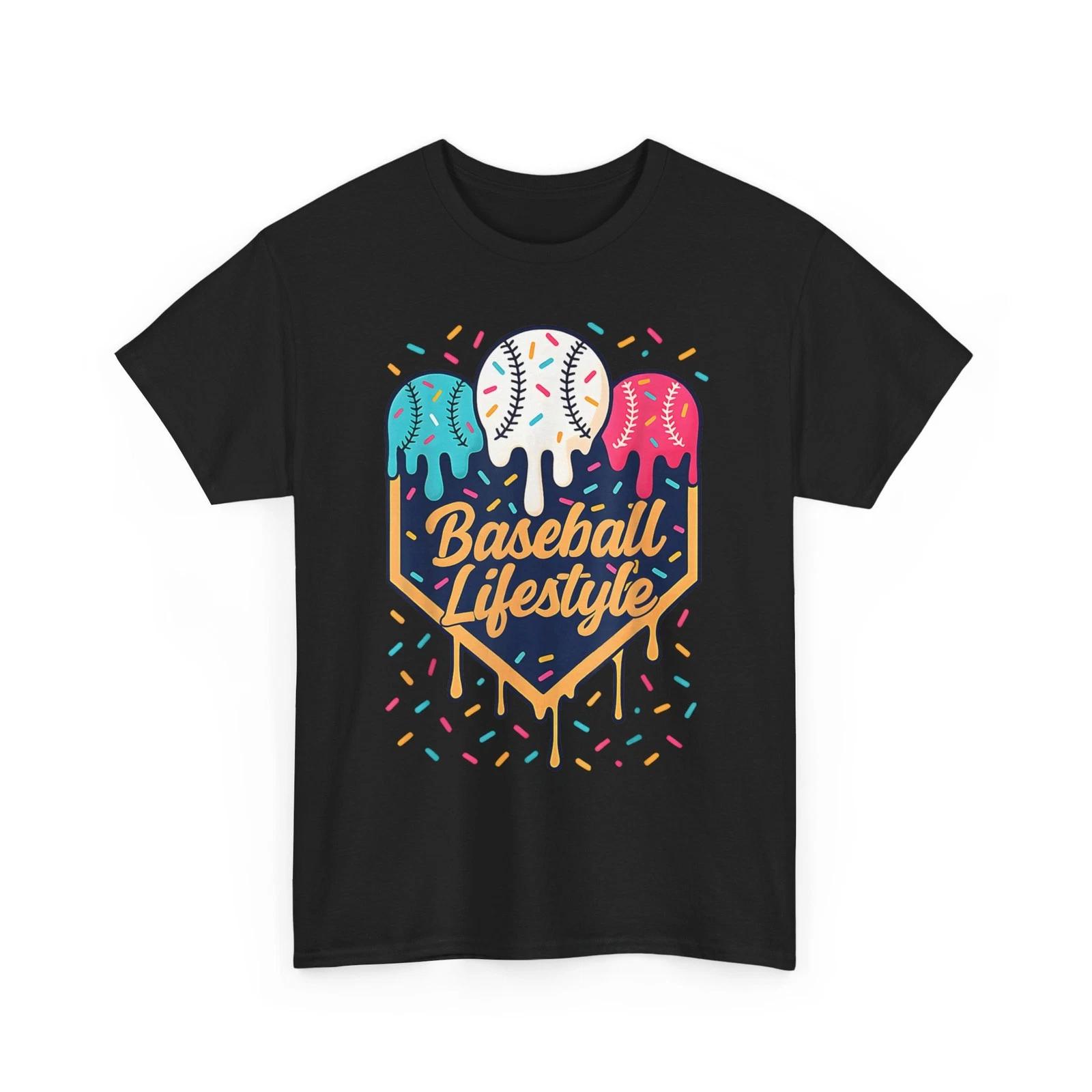 Baseball Life Style 101 Shirt, Drip Baseball Sports Lovers T-Shirt 2XL