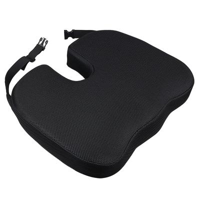 Cojín de asiento para silla de oficina, cojín de espuma viscoelástica, cojín para silla, funda transpirable, diseño lavable para oficina, silla de coche, trabajo desde casa, uso doméstico, espuma viscoelástica
