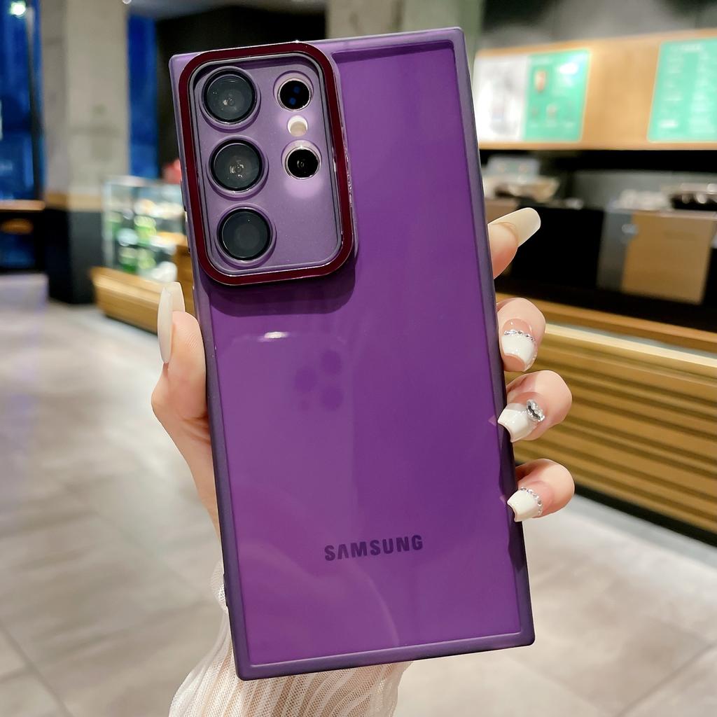 Applicable To Samsung S25U Mobile Phone Case, New Transparent Anti-drop S24 Protective Case, Ultra-thin a73A56a16 All-inclusive and Simple
